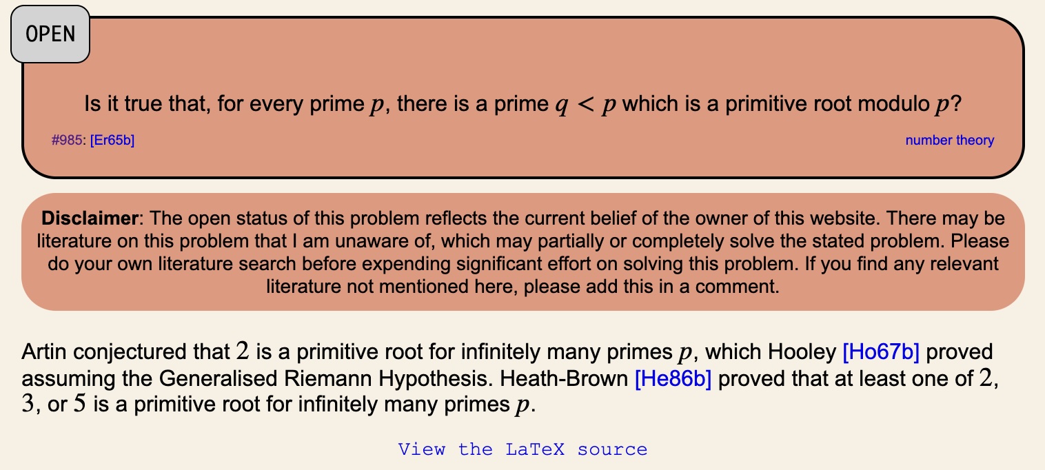 An open Erdös problem