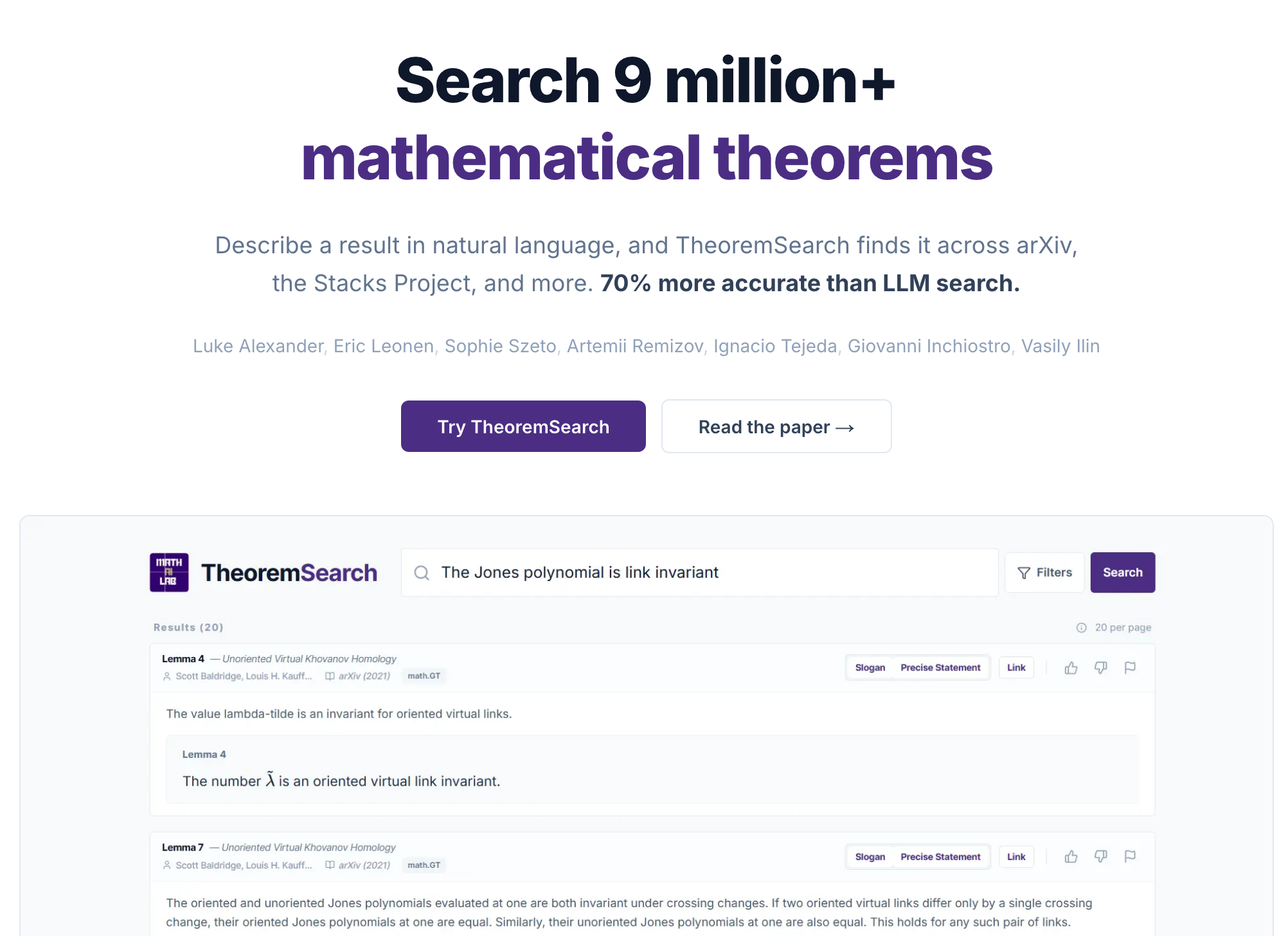 TheoremSearch